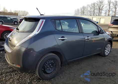 2013 Nissan Leaf S z USA, uszkodzony, nr VIN 1N4AZ0CP8DC404550